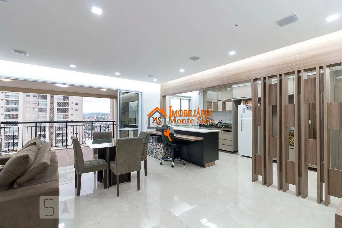 Imagem Apartamento com 3 dormitórios à venda, 122 m² por R$ 1.470.000,00 - Jardim Flor da Montanha - Guarulhos/SP