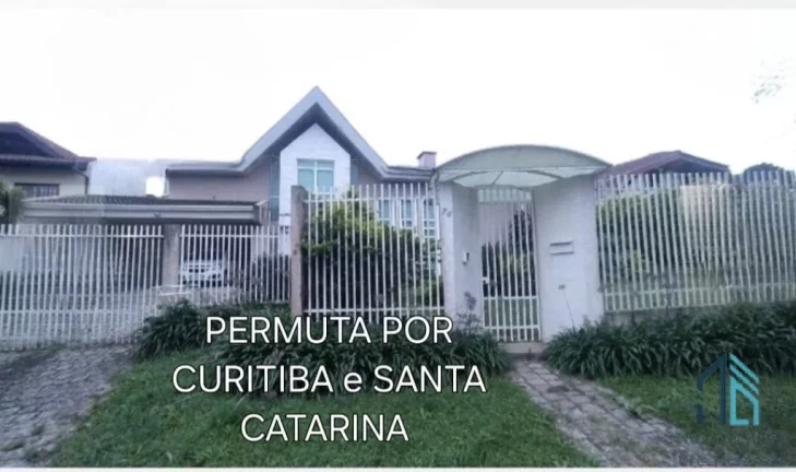 Foto do imóvel (Permuta ou financiamento) Casa Mobiliada, 03 quartos sendo duas suítes, 04 vagas no Cascatinha/Santa Felicidade em Curitiba PR