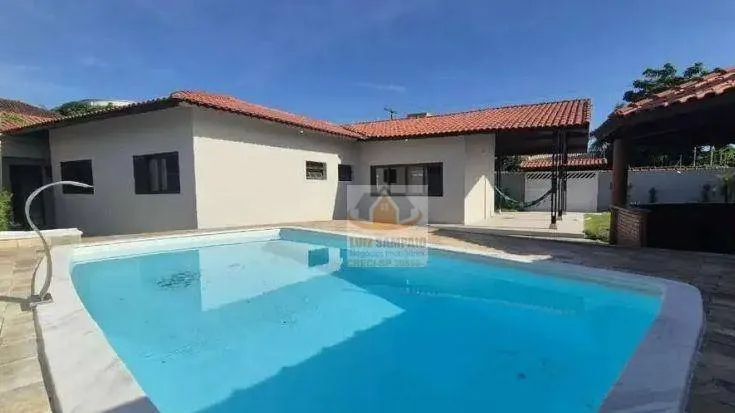 Foto do imóvel Linca casa com piscina, 3 Dorm(1 Suite), Praia dos Sonhos, Itanhaém -SP