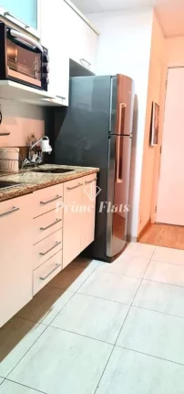 Imagem Flat disponível para venda no Edifício Mandarim no Brooklin, com 50m², 1 dormitório e 1 vaga
