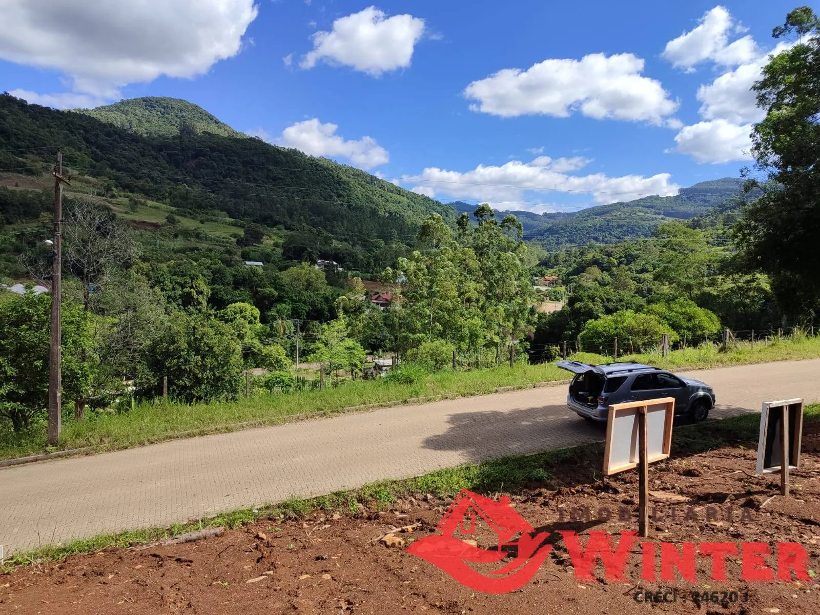 Foto do imóvel Belo terreno com 519,09m² Canto Krewer, Vale Real.