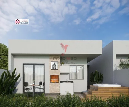 Imagem Casa Geminada no loteamento Bosque São José -SC / R$ 415,990.00