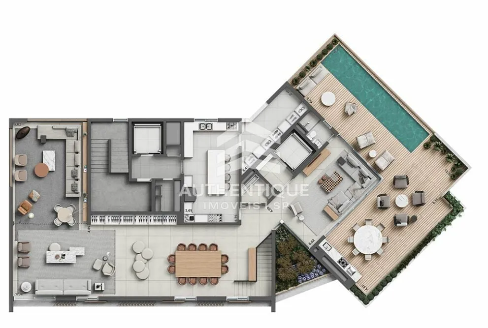 Imagem ARTE CONCRETA JARDINS - Apartamento à venda no bairro Jardim Paulista - São Paulo/SP, Zona Sul