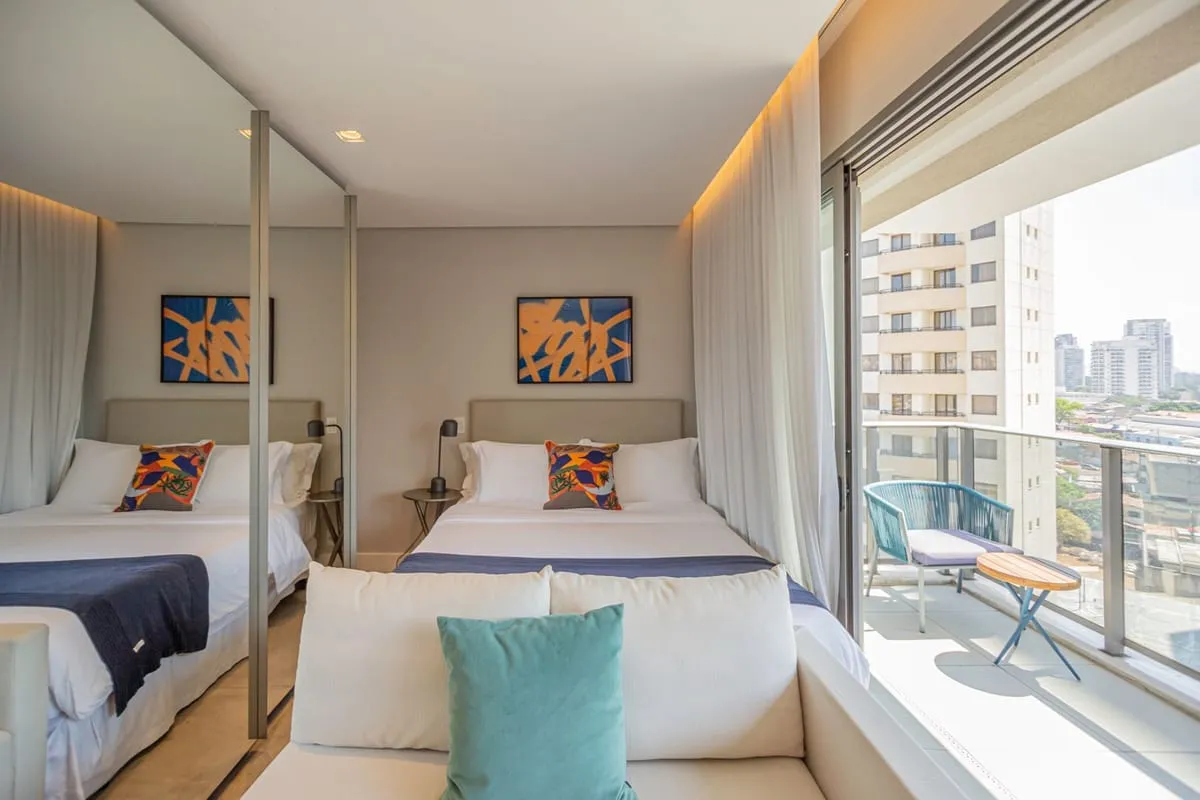 Imagem Apartamento com 1 Quarto para alugar, 42m² - Pinheiros