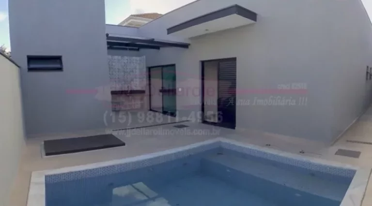 Imagem Casa nova dentro de condomínio em Sorocaba/SP 3 suítes, sendo uma delas master, - cozinha integrad...