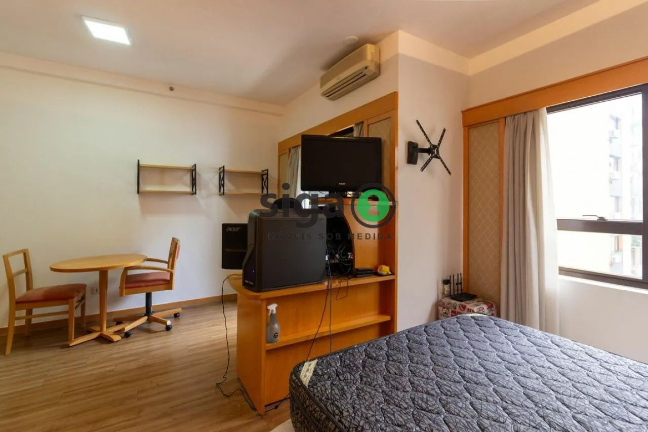 Imagem Apartamento mobiiliado de 30m² para locação na Alameda Lorena - Jd. Paulista - São Paulo/SP