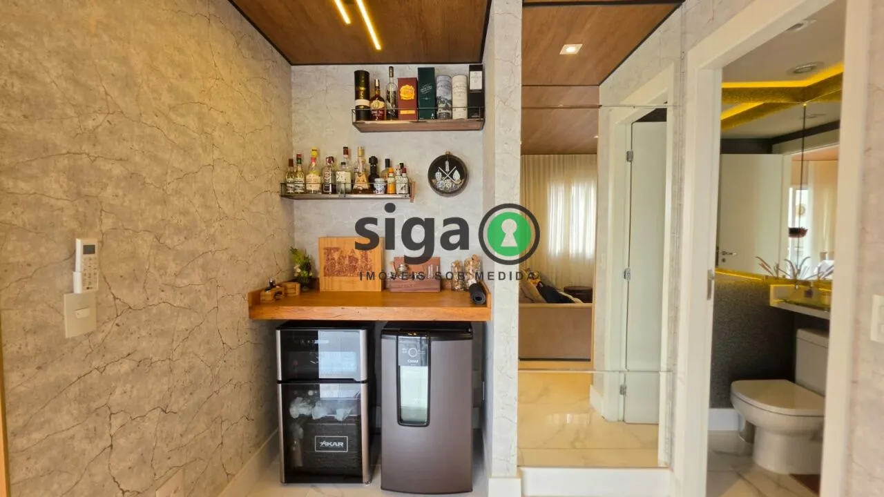 Imagem Apartamento à venda no Brooklin com 117m², 3 suítes, varanda gourmet, andar alto e lazer completo