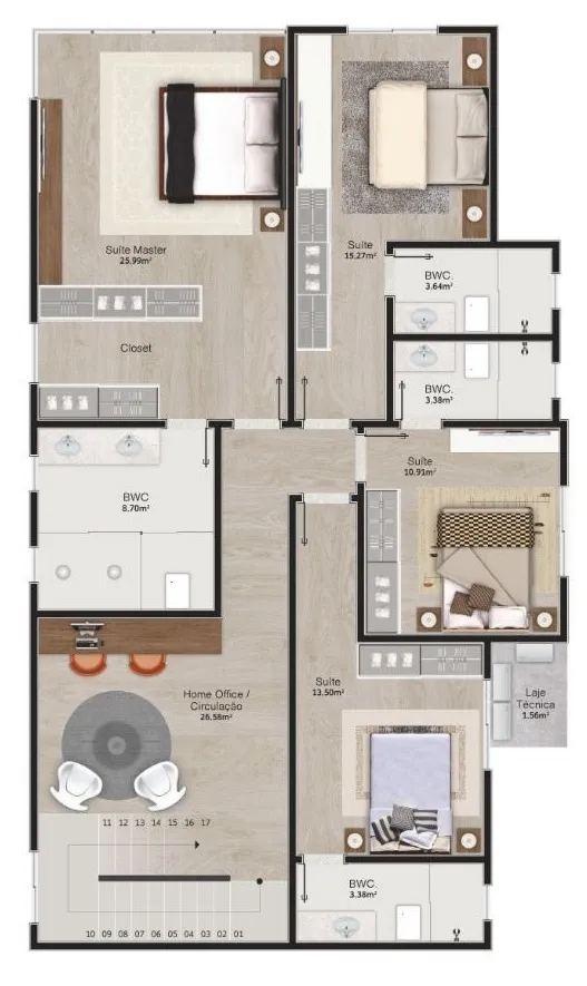 Imagem Apartamento à venda no bairro Pioneiros - Balneário Camboriú/SC