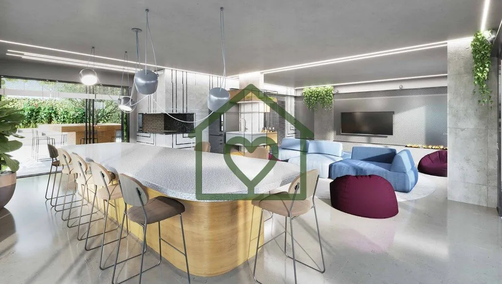 Imagem O Soul República une arquitetura, conveniência e gastronomia. Torre moderna com apartamentos studi...