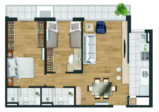 Imagem Espírito Santo - Apartamento à venda no bairro Bela Vista - Porto Alegre/RS