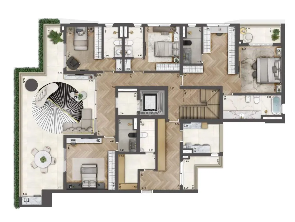 Imagem Apartamento para Venda em São Paulo, Jardim Vila Mariana, 3 dormitórios, 3 suítes, 4 banheiros, 3 vagas