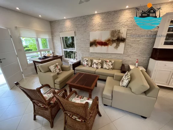 Imagem Aluguel Juquehy anual e Temporada - Casa em condomínio fechado com 4 suítes, piscina privativa a 100m da praia - máx. 10 pessoas | Juquehy Imobiliária