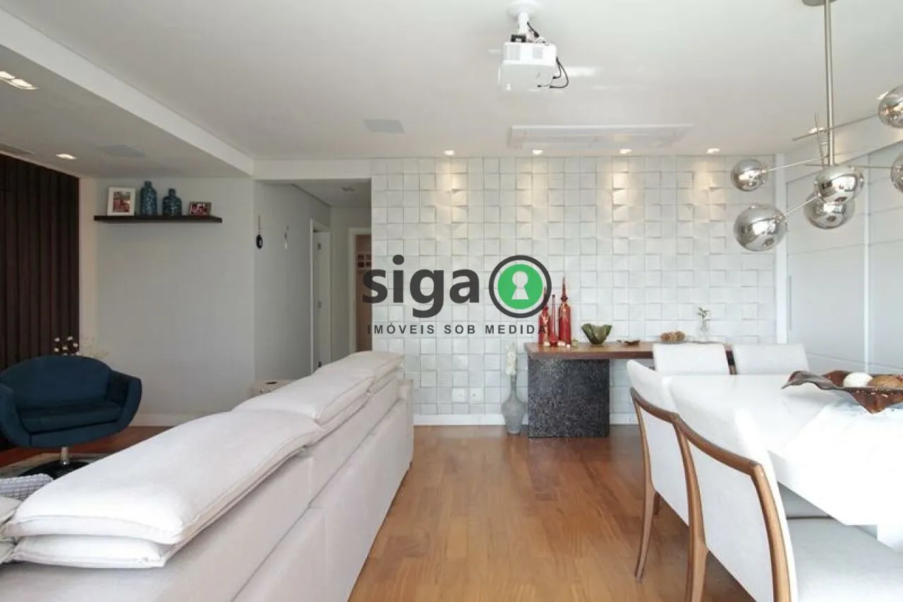 Imagem Apartamento à venda no Brooklin | 167m² | Andar alto | 3 suítes | Varanda gourmet | Alto padrão