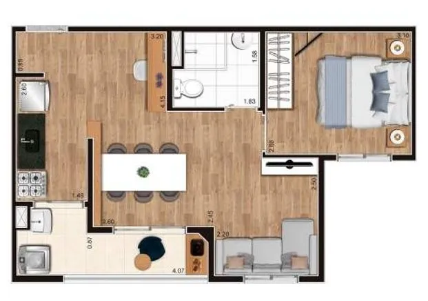 Imagem Apartamento com 2 dormitórios à venda, 43 m² por R$ 450.000,00 - Vila Itapegica - Guarulhos/SP