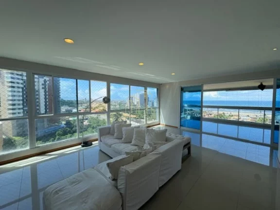 Imagem Apartamento vista mar varanda gourmet com tres suites a venda na Colina A em Patamares