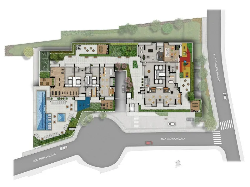 Imagem Apartamento de Luxo com 3 Suítes na Vila Gilda, Santo André - Condomínio The Address - 108m², 4 Banheiros, 2 Vagas