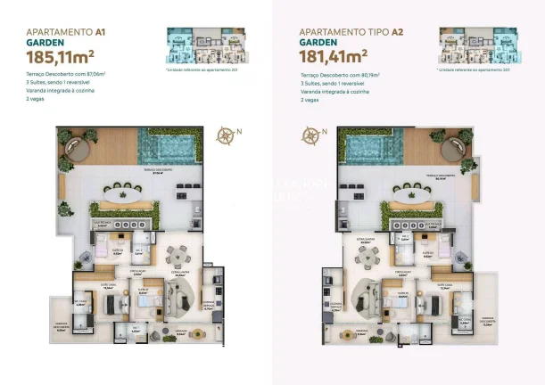 Imagem Uptown Residence, apartamentos à venda no Dionísio Torres, Fortaleza.