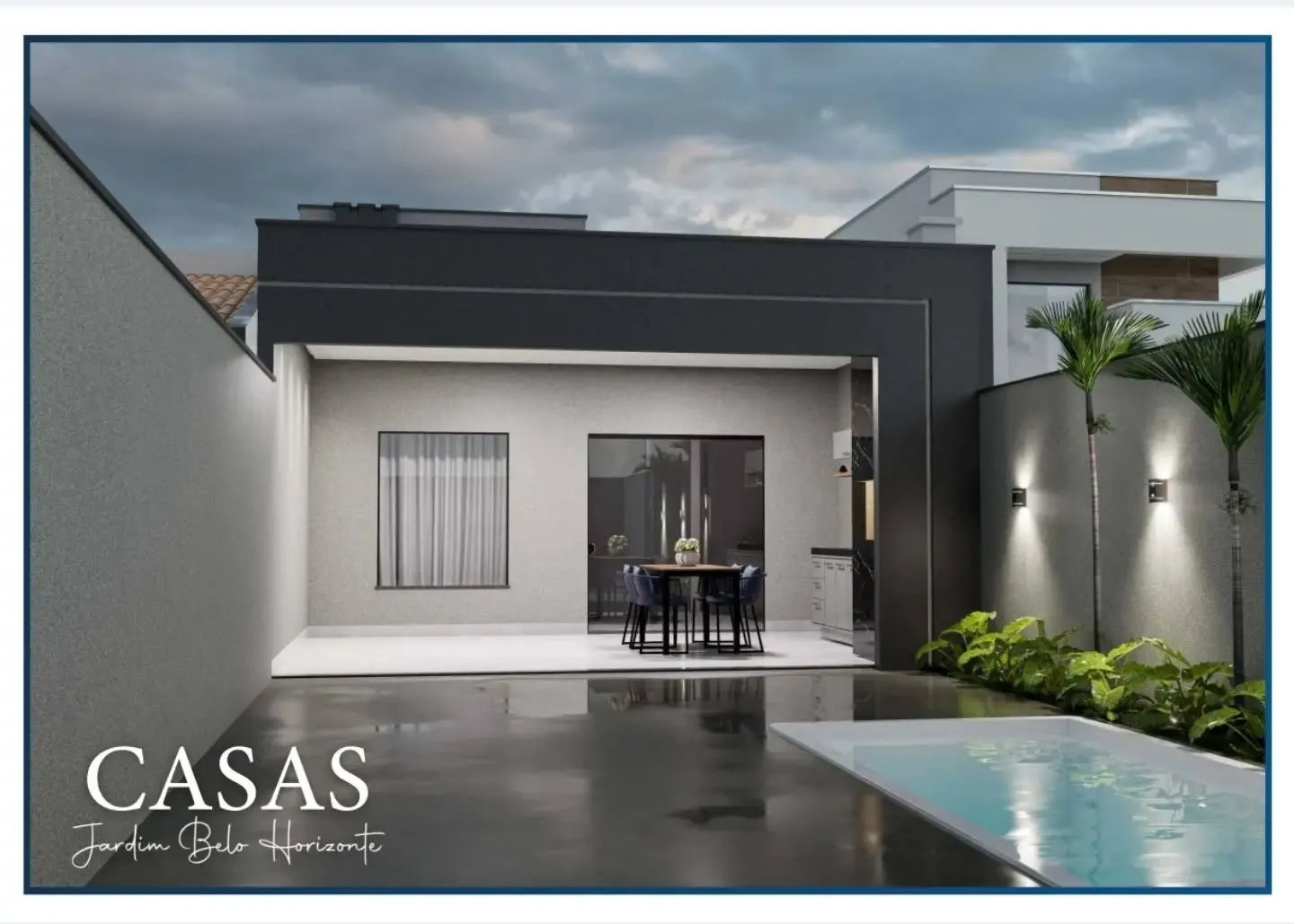 Foto do imóvel Casa 3/4 C Suite Lazer Completo Jd Belo Horizonte - Byblos em Rua Brasil - Jardim Belo Horizonte, Aparecida De Goiania - GO