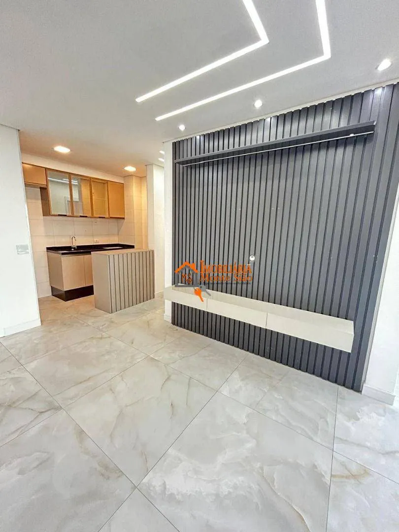 Imagem Apartamento com 2 dormitórios para alugar, 57 m² por R$ 4.829,98/mês - Centro - Guarulhos/SP