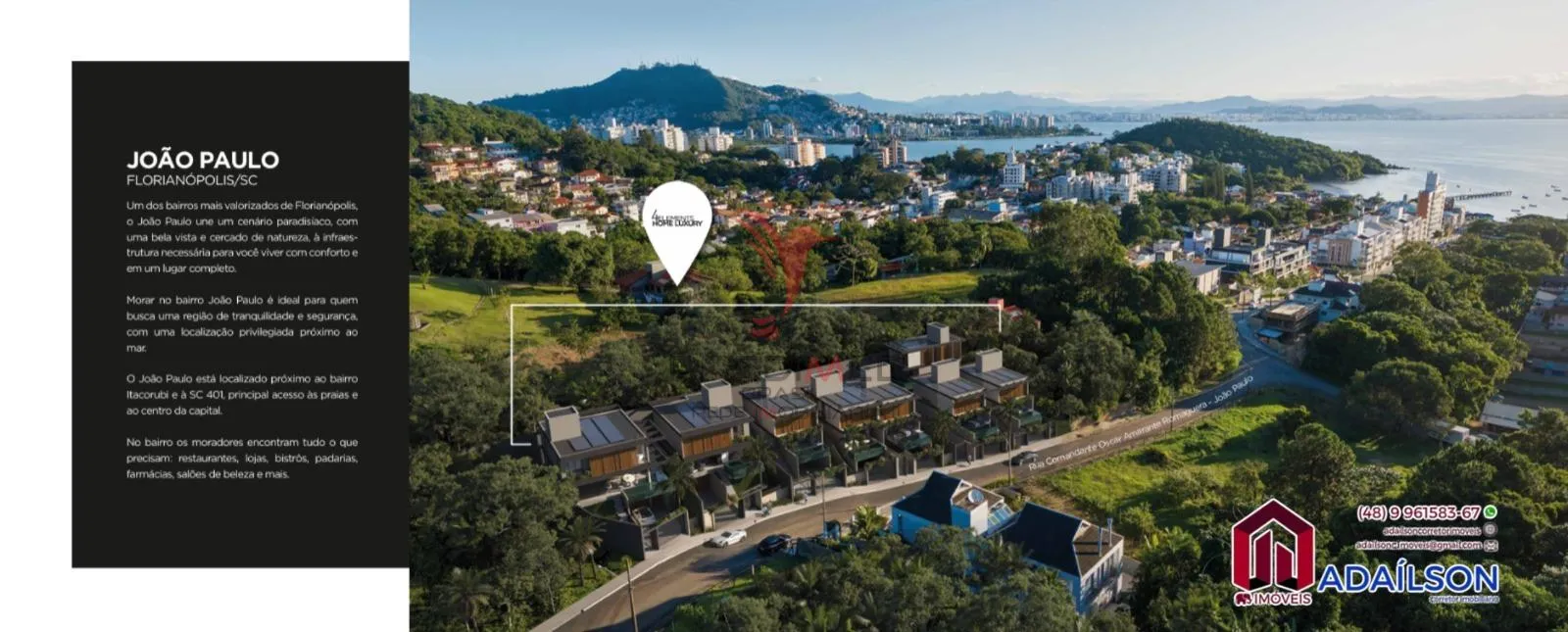 Imagem Prancheta 4_4x.png CONDOMÍNIO DE 8 CASAS DE ALTO PADRÃO BAIRRO JOÃO PAULO FLORIAN​ÓPOLIS