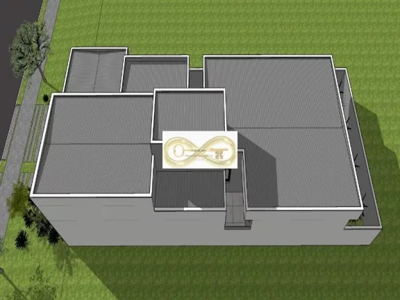 Imagem Casa térrea no Reserva Real Paulínia com 3 suítes, 1 com closet, armários, espaço gourmet, pé direito alto, piso vinílico, sistema solar, fino acabamento. Infraestrutura pronta para ar condicionado, energia fotovoltaica e som ambiente. Projeto em obra com