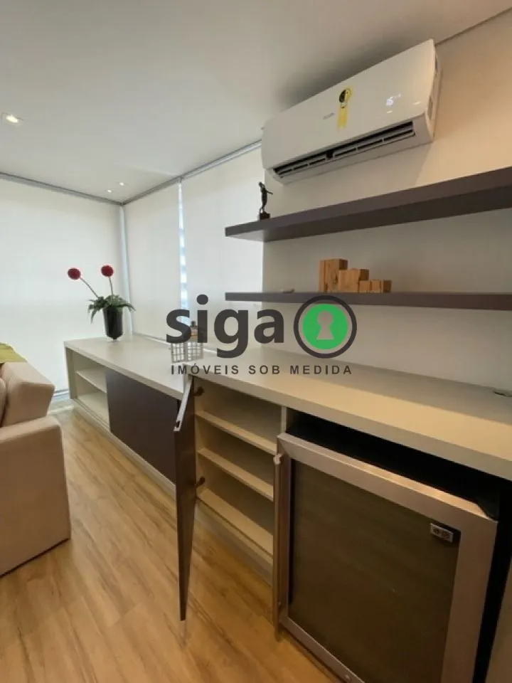 Imagem STUDIO Charmoso com 1 quarto, 1 vaga, em Pinheiros para Venda ou Locação Mobiliado