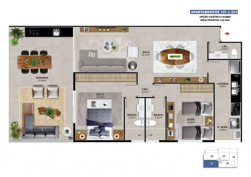 Imagem Apartamento a Venda no bairro Barra da Tijuca - Rio de Janeiro, RJ