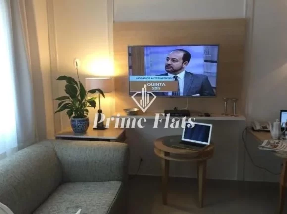 Imagem Flat disponível para locação no The Universe Paulista na Bela Vista, com 30m², 1 dormitório e 1 vaga
