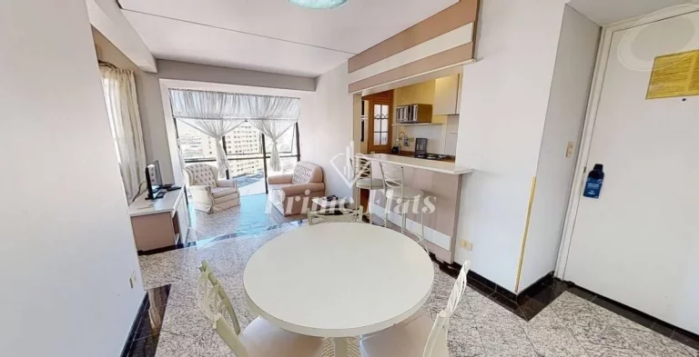 Foto do imóvel Flat disponível para venda no Plaza Inn Small Town em Santana, com 53m², 1 dormitório e 1 vaga em Rua Doutor Olavo Egídio