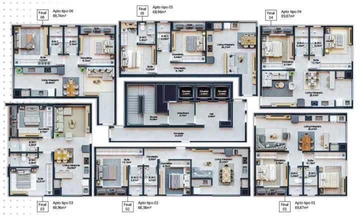 Imagem Everett Residence - Apartamento à venda no bairro Jardim Praia Mar - Itapema/SC