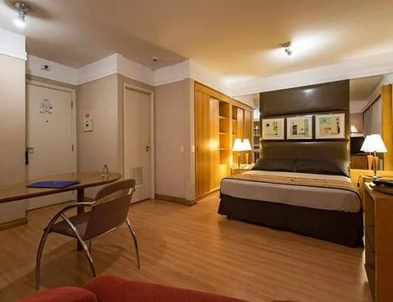 Imagem Flat disponível para venda no Transamérica Executive Bela Cintra no Jardim Paulista, com 30m², 1 dormitório e 1 vaga