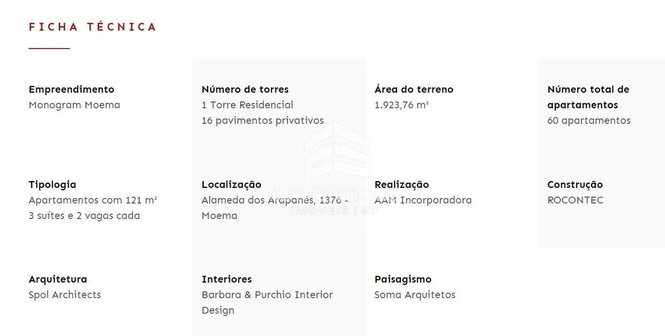 Imagem MONOGRAM MOEMA - Apartamento à venda no bairro Moema - São Paulo/SP, Zona Sul