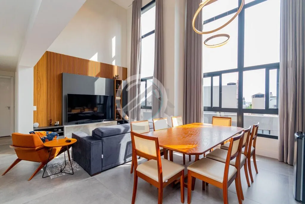 Imagem Apartamento Duplex de luxo de 182 m², 3 dormitórios sendo 2 amplas suítes e 3 vagas de garagem no...
