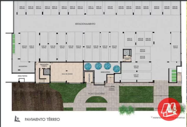Imagem No Passo da Areia, 2 suites, 2 vagas e infraestrutura.
