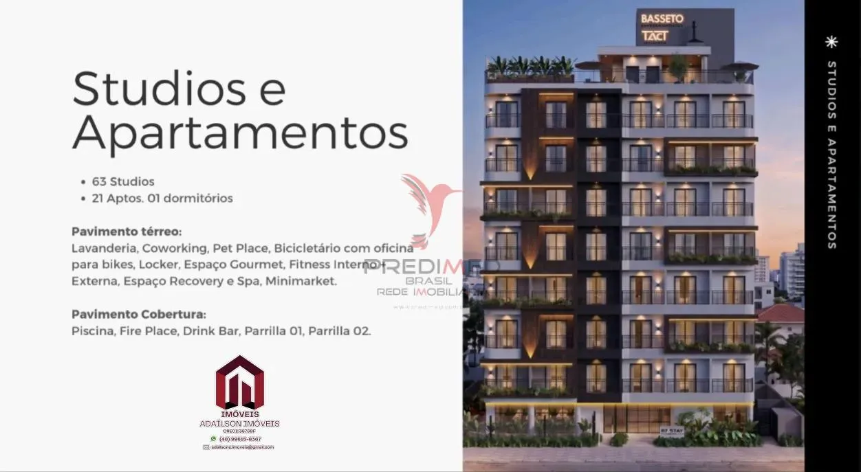 Imagem Aptos Investimento SPE, B7 Stay, Agronômica, Florianópolis/SC Brasil