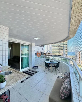 Imagem Apartamento com 3 dormitórios à venda, 123 m² por R$ 800.000 - Vila Guilhermina - Praia Grande/SP