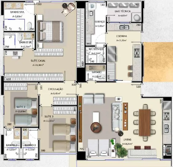 Imagem Apartamento à venda no bairro Jardim Goiás - Goiânia/GO