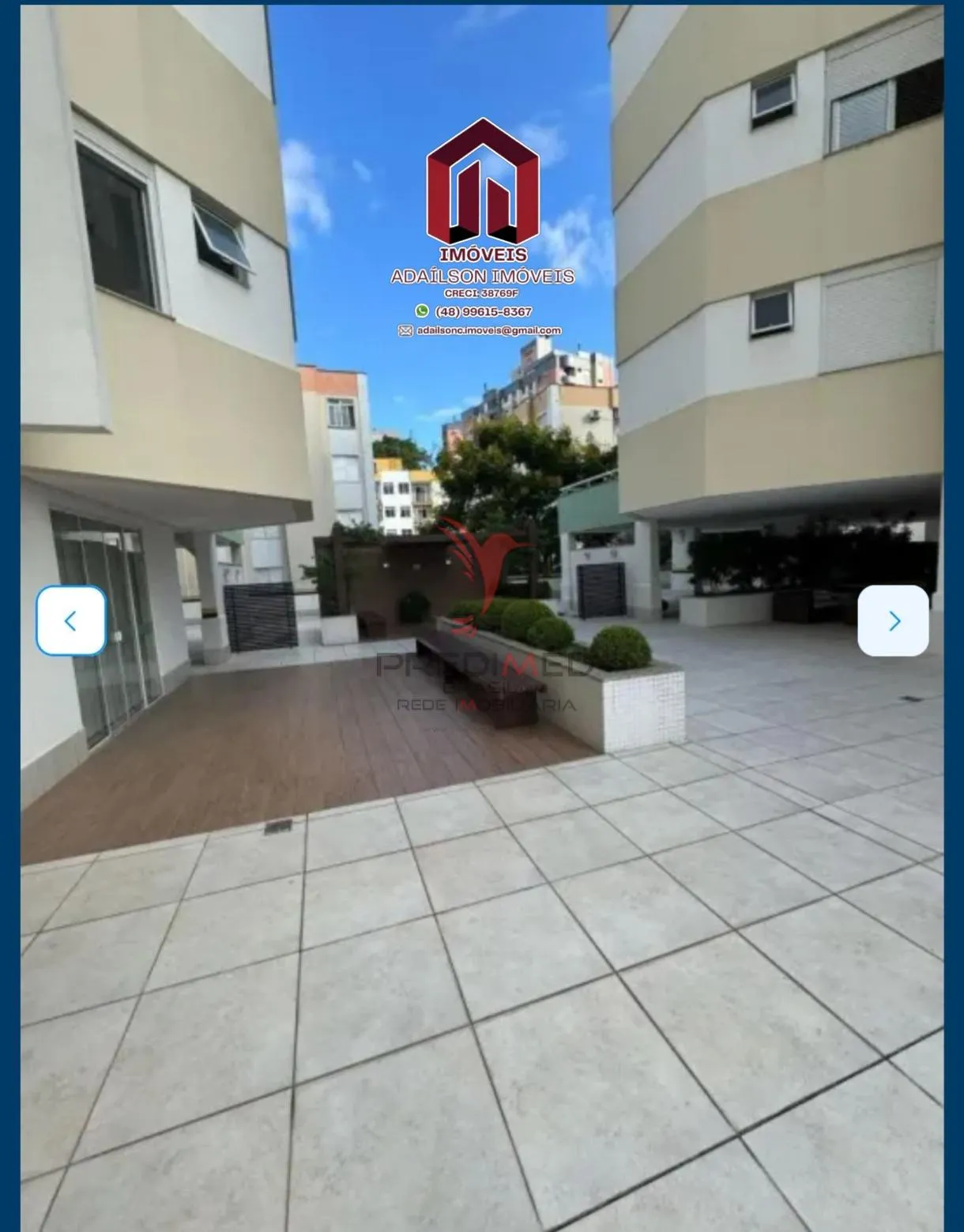 Imagem Apartamento 2 dorm um suíte no Residencial Villa Doratta Abrão, Florianópolis - SC