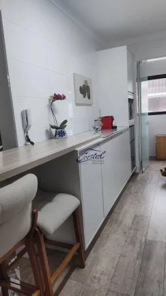 Imagem Apartamento com 2 dormitórios à venda, 80 m² por R$ 480.000,00 - Guilhermina - Praia Grande/SP