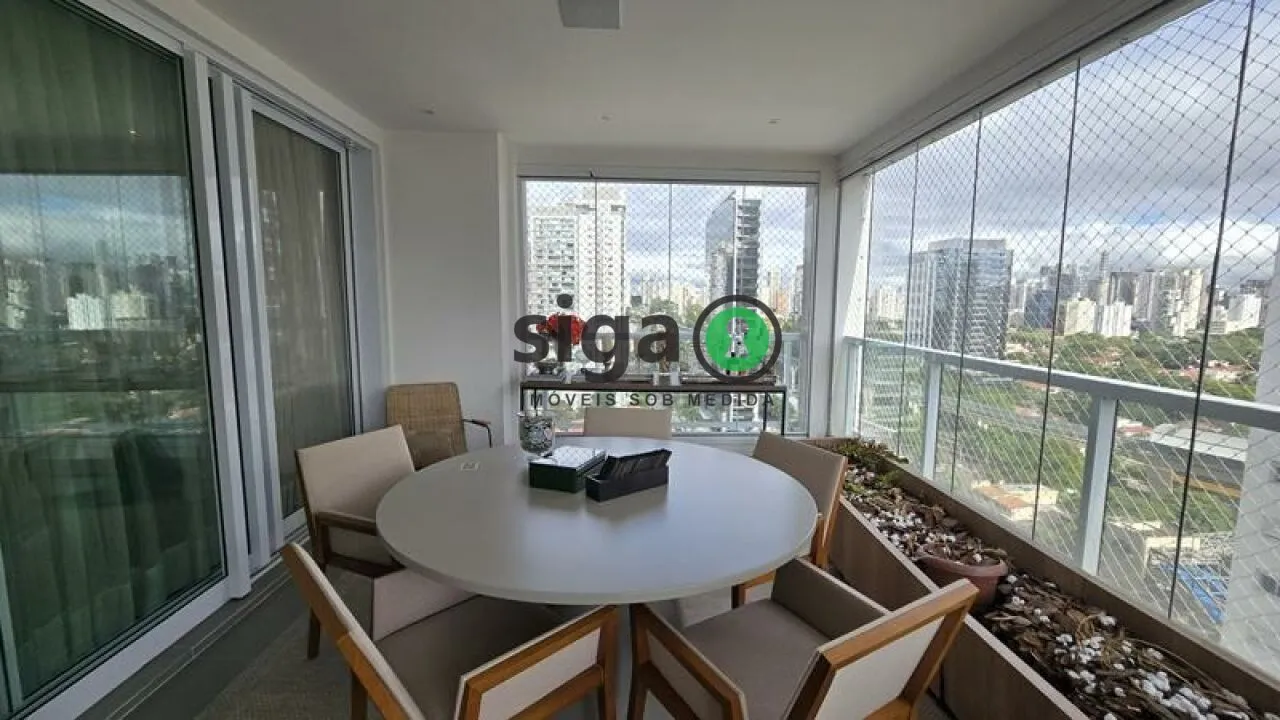 Imagem Apartamento Alto Padrão à Venda no Brooklin - 3 Suítes - 4 Vagas Fixas - Acabamento Premium