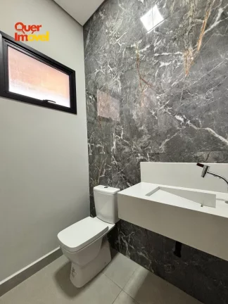 Imagem Imperdível oportunidade: Casa em condomínio de alto padrão em Ribeirão Preto-SP, Jardim Cybelli. 3 quartos, 3 suítes, 2 salas, 4 banheiros, 4 vagas de garagem. Aproveite!