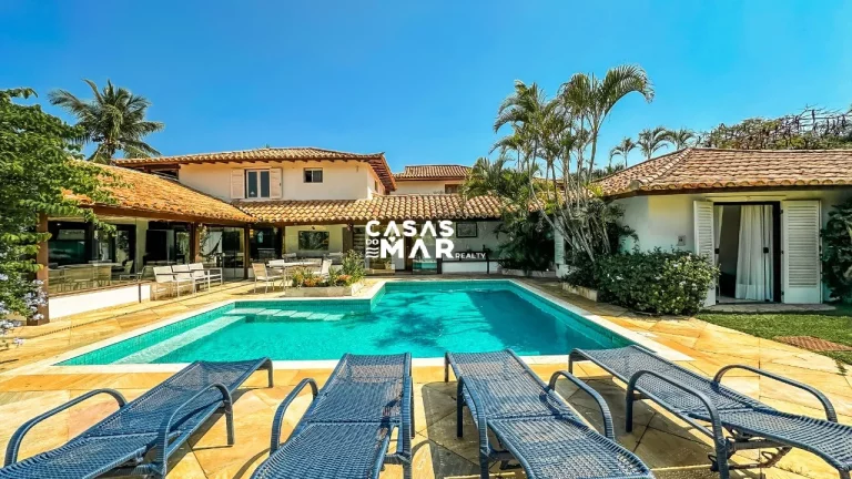 Imagem Casa Frente Mar para Temporada em Armação dos Búzios / RJ no bairro Ferradura