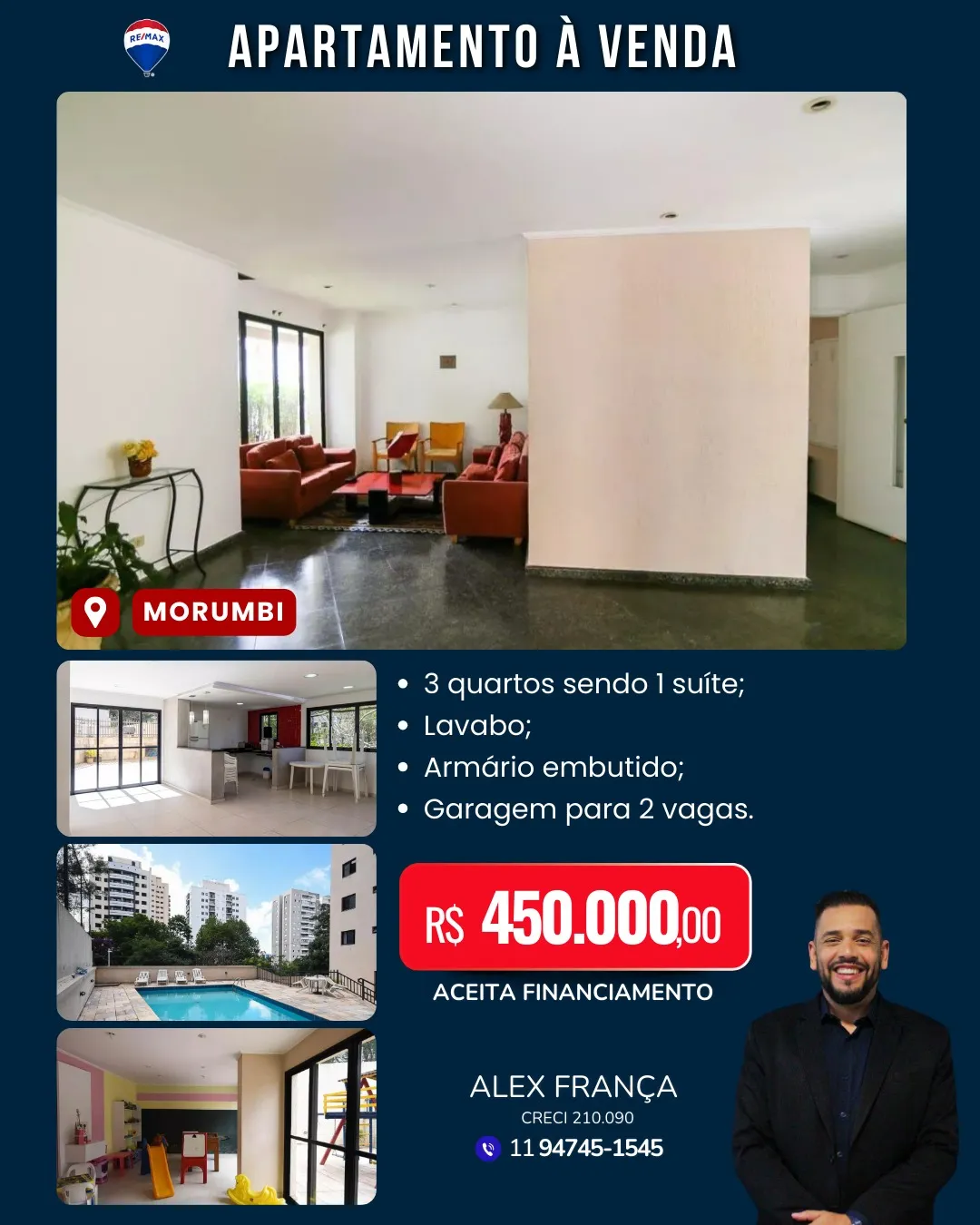 Imagem Apartamento para venda em Vila Andrade com 3 quartos, sendo 1 suíte, 111m2