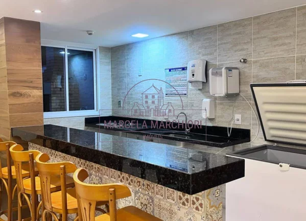 Imagem Apartamento com 1/4 varanda sala cozinha banheiro, lazer completo e próximo