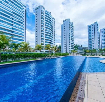 Foto do imóvel Apartamento de luxo à venda em Salvador-BA: 4 quartos, 3 suítes, 2 salas, 5 banheiros, 2 vagas na Hemisphere 360 - 142m².