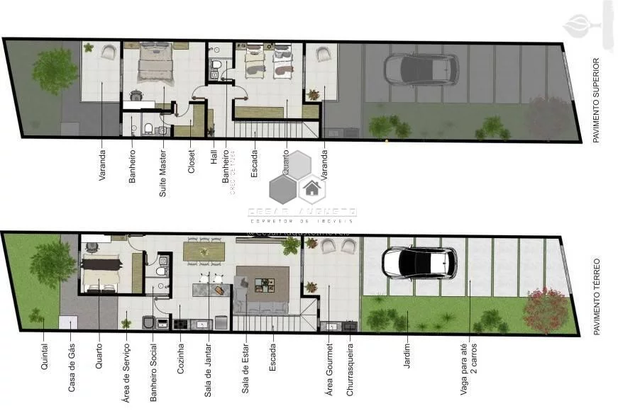 Imagem Reserva Jardins do Eus?(C)bio - Casas duplex com 03 quartos do Eus?(C)bio - Ceará