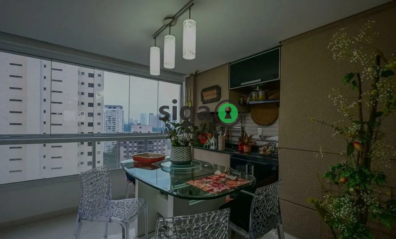 Imagem Apartamento Mobiliado de Alto Padrão com 3 Dormitórios, 3 Vagas e Infraestrutura Completa no Morumbi