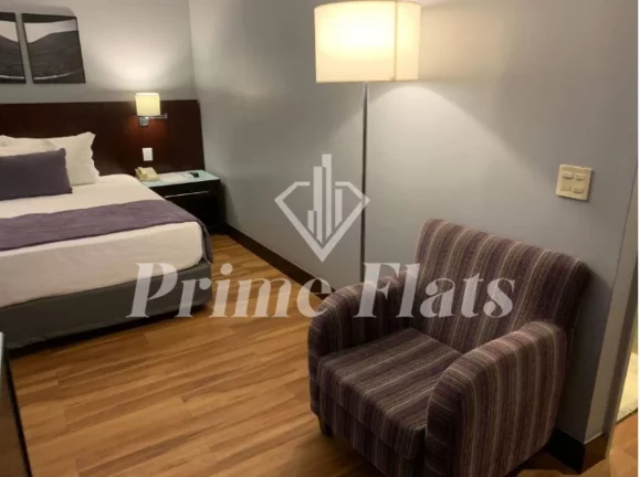 Imagem Flat disponível para venda Wyndham São Paulo Berrini no Brooklin, com 29m², 1 dormitório e 1 vaga