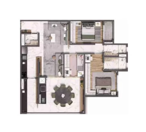 Imagem LIVING UNITED IPIRANGA - CYRELA - Apto 75m², à 800m da Estação Ipiranga, da linha Turquesa da CPTM!