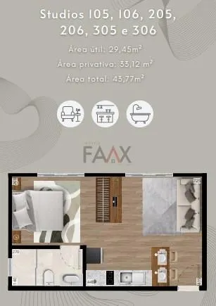 Imagem Studio à venda, CENTRO - Gpva, GUARAPUAVA - PR - PRE LANCAMENTO
